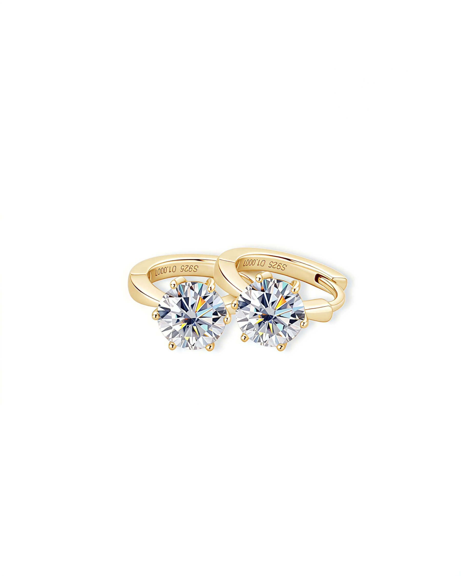 1 Carat Diamond Earrings – Classic Hoop Earrings-Opreshyne
