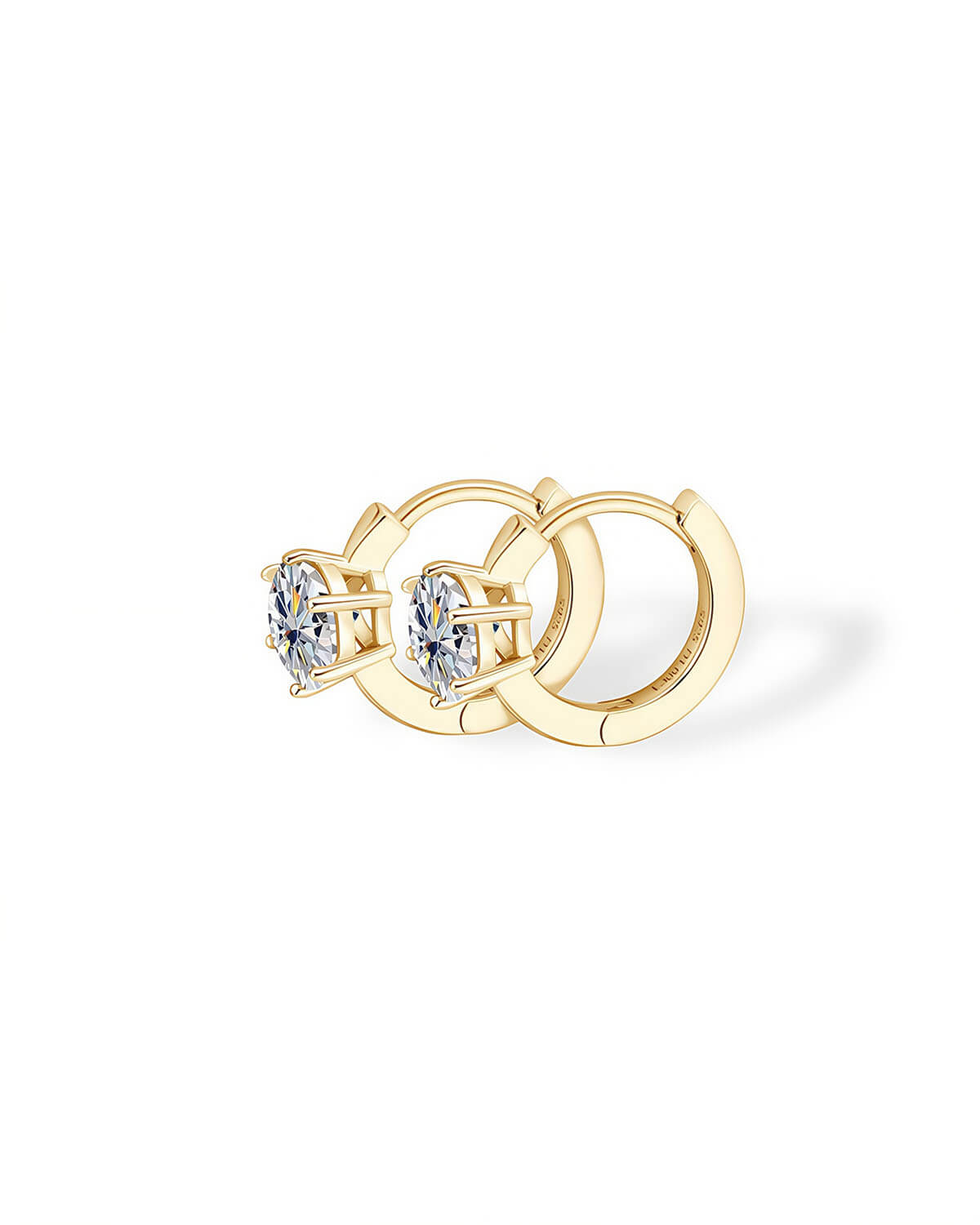 1 Carat Diamond Earrings – Classic Hoop Earrings-Opreshyne