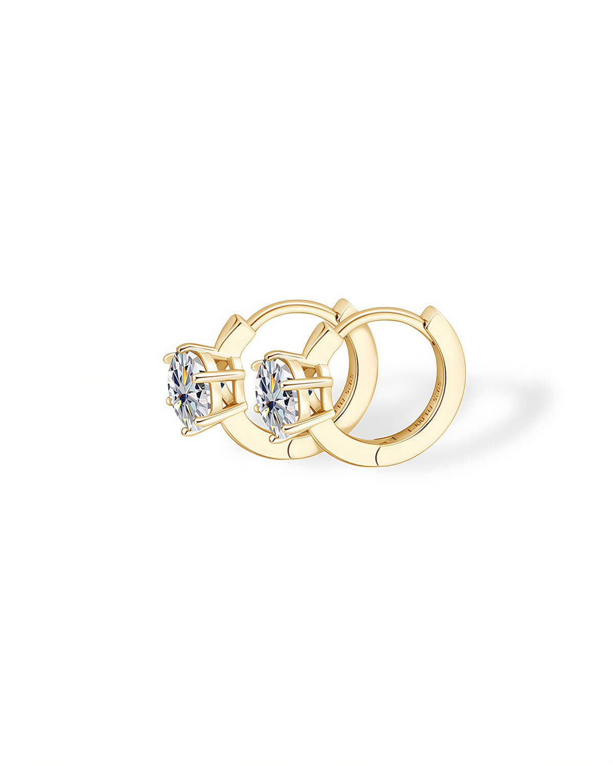 1 Carat Diamond Earrings – Classic Hoop Earrings-Opreshyne