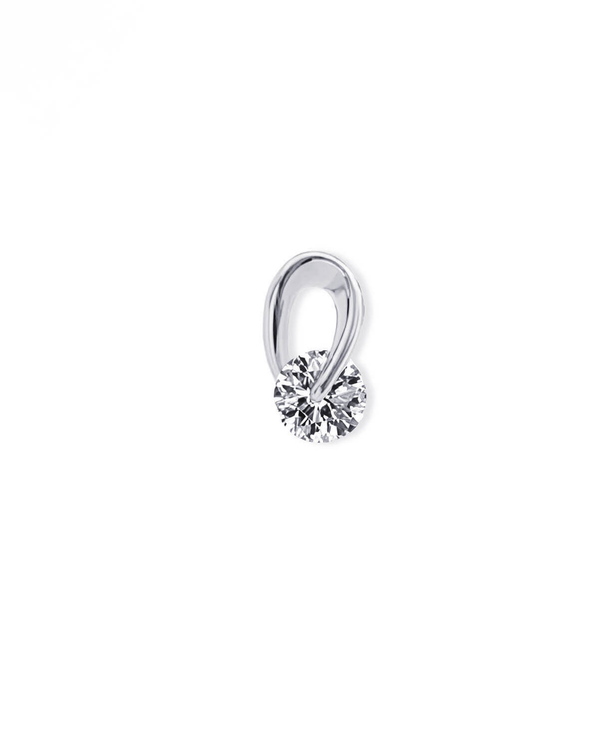 Fortune Orbit – Rotating Diamond Stud Earrings