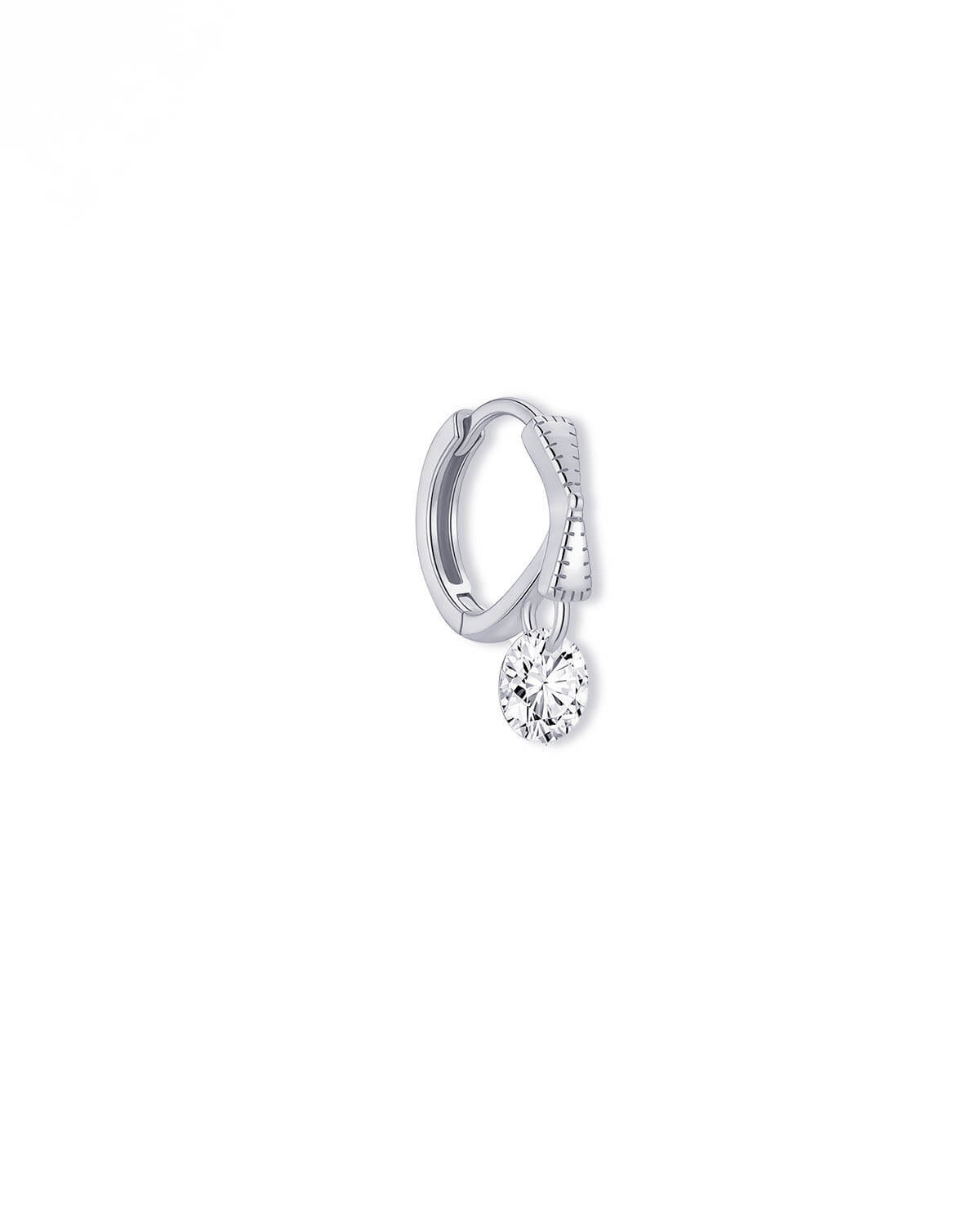 Velia Bow – Bow Diamond Hoop Earrings