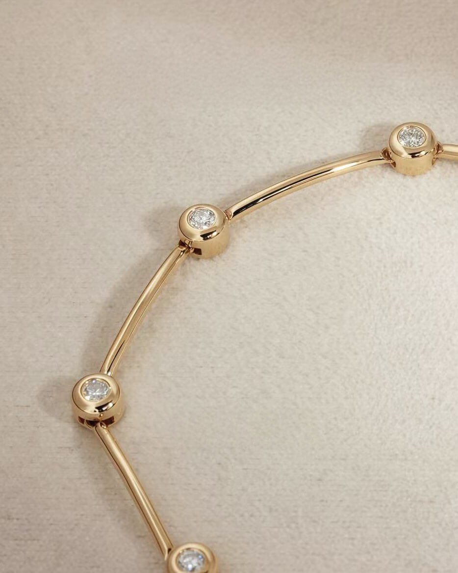 Sol Link – Bezel Diamond Bracelet