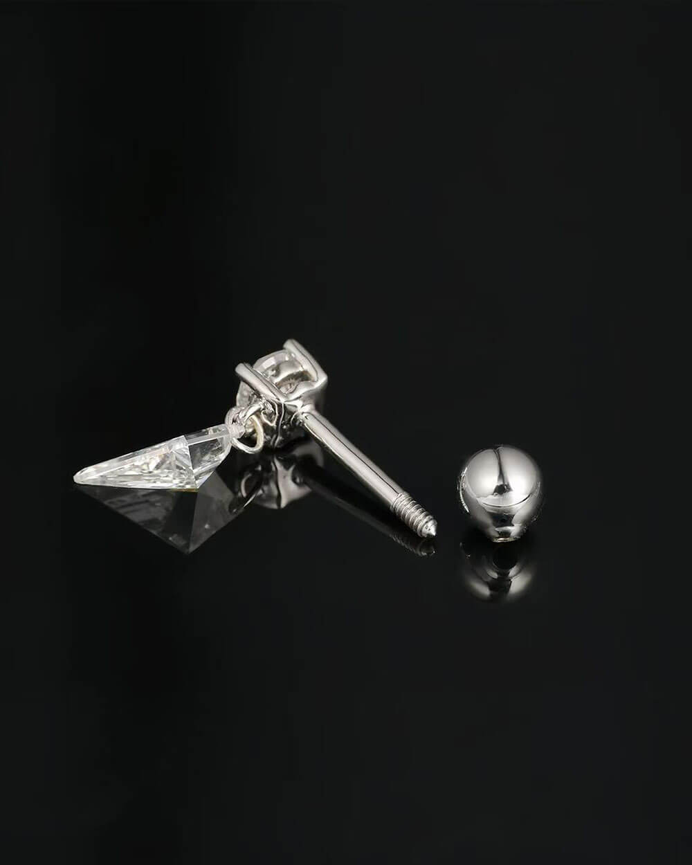 Astra Drift – Shield Drop Earrings