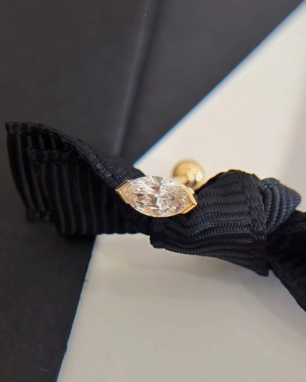 Virelle Point – Marquise Diamond Stud Earrings