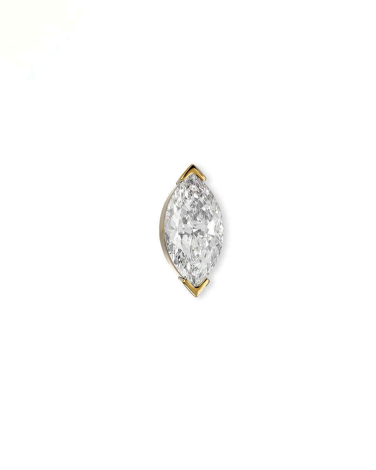 Virelle Point – Marquise Diamond Stud Earrings