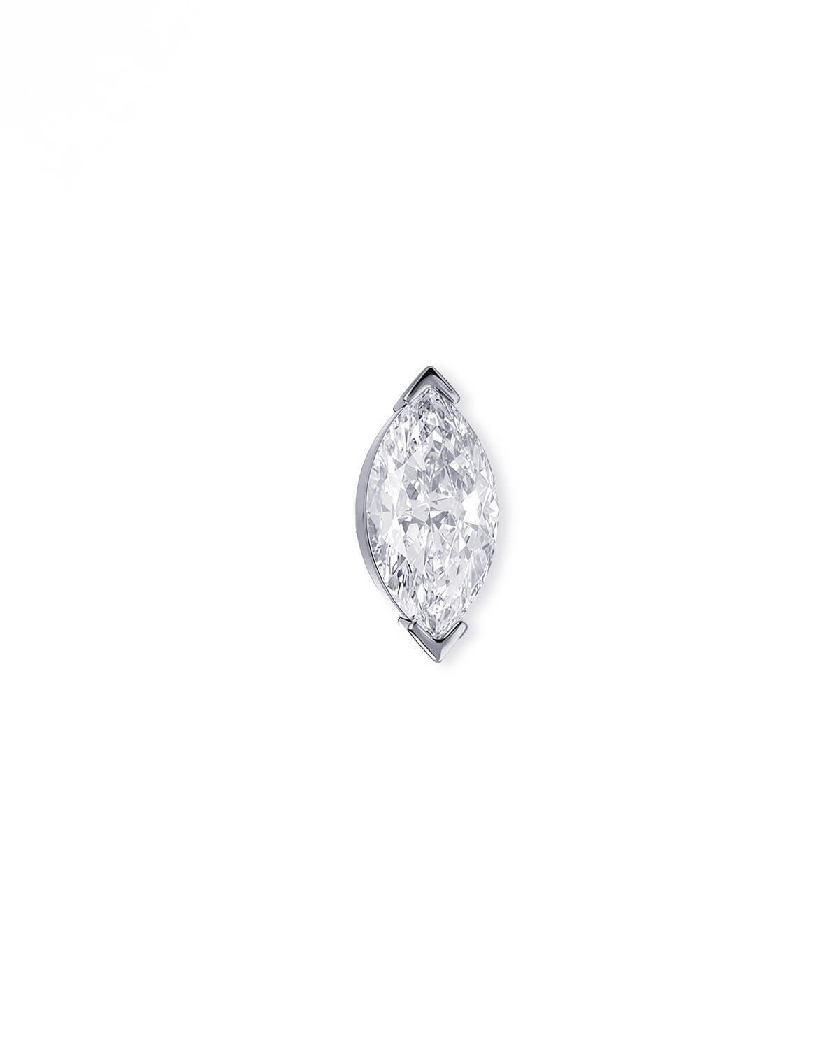 Virelle Point – Marquise Diamond Stud Earrings