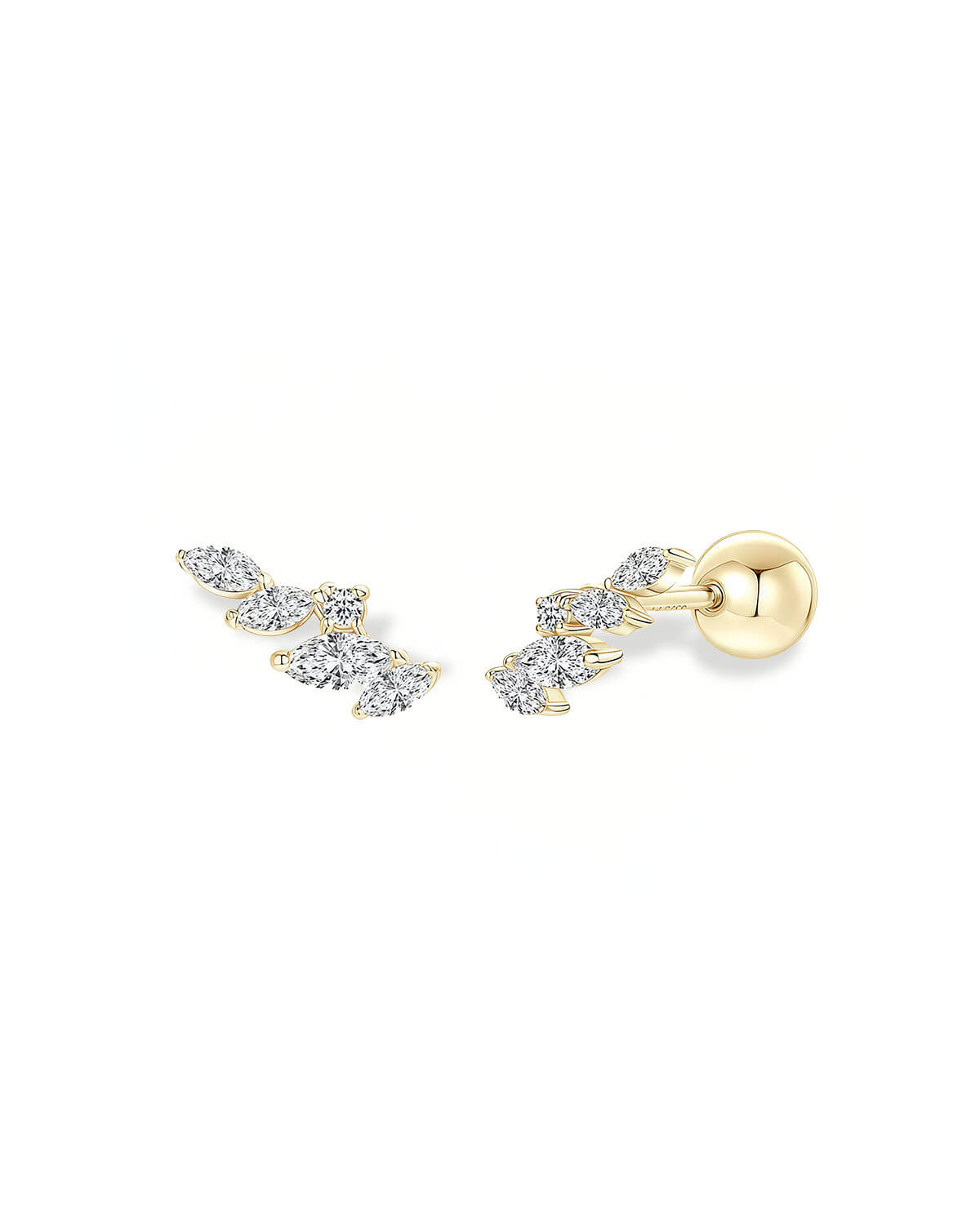Angel Whisper – Small Diamond Earrings