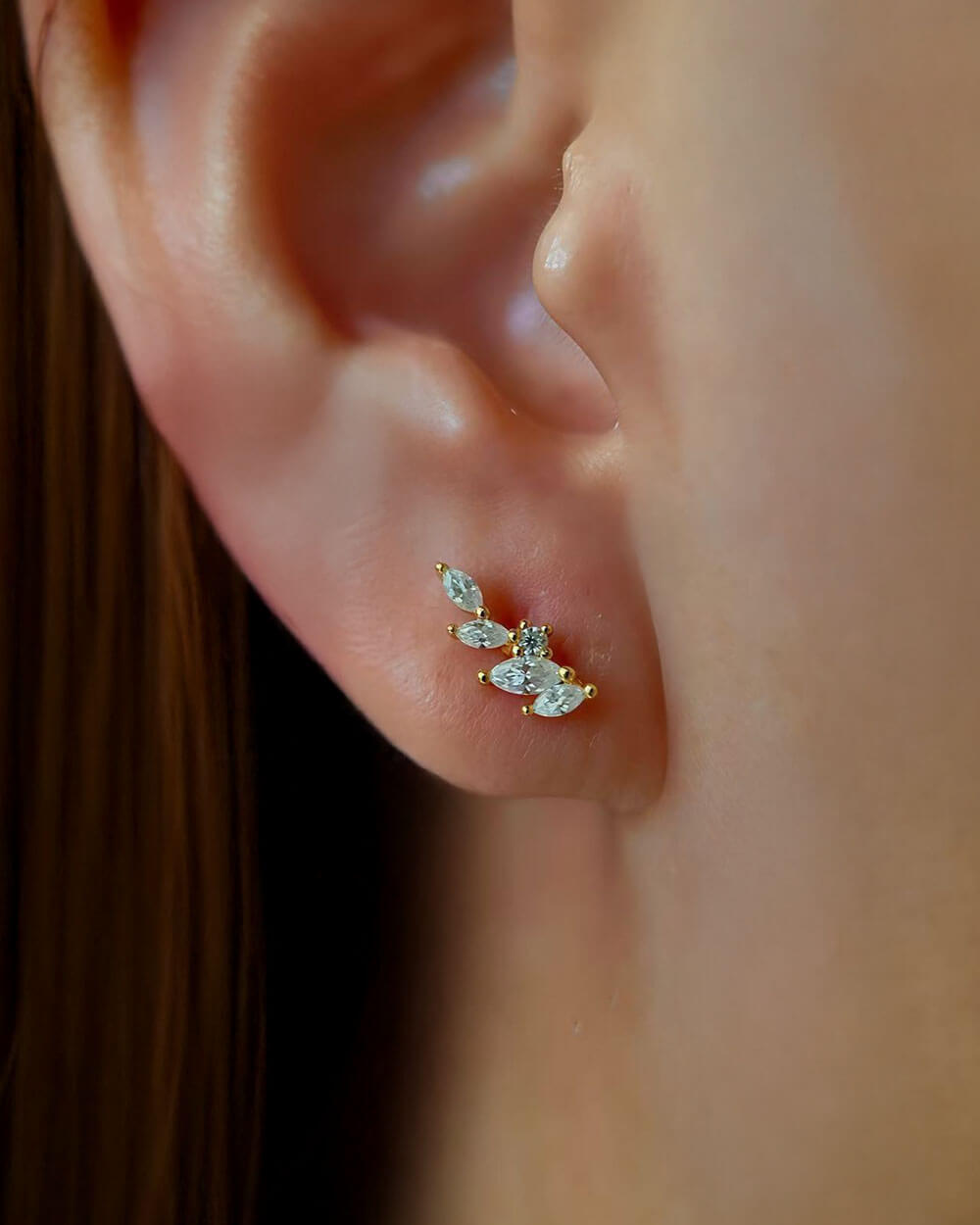 Angel Whisper – Small Diamond Earrings