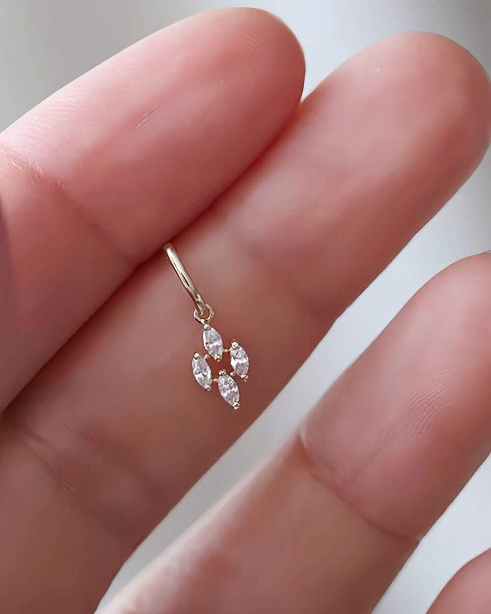 Aurelia Drop – Marquise Diamond Dangle Earrings