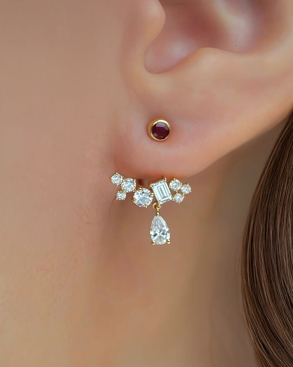 Nova Cluster – Multi Shape Earring Dangles