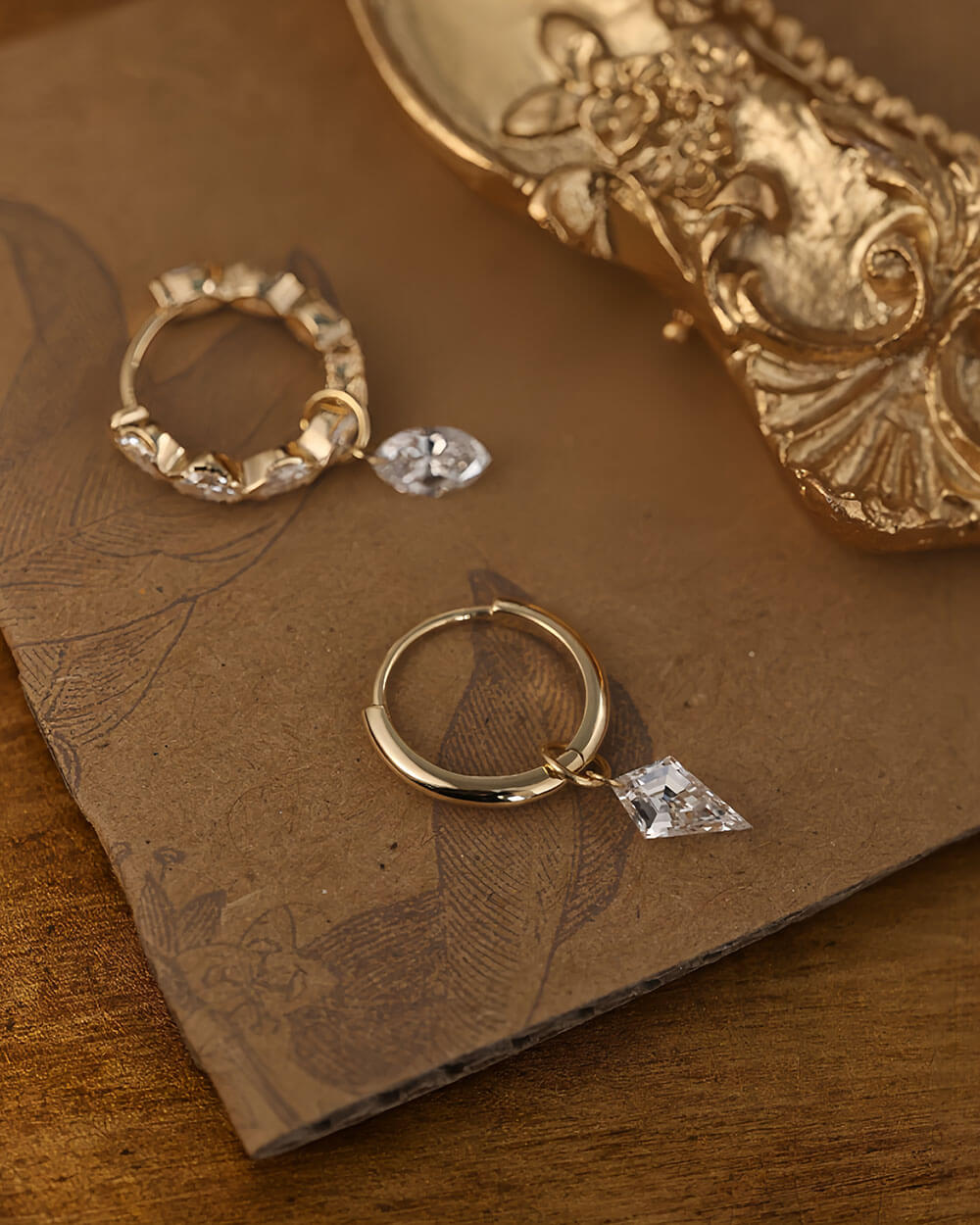 Aurora Mix – Interchangeable Diamond Earrings Drops