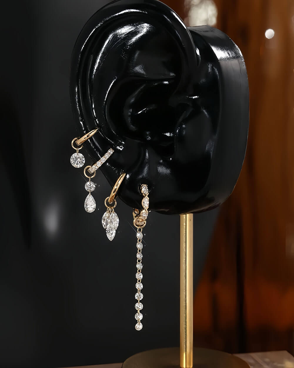 Aurora Mix – Interchangeable Diamond Earrings Drops