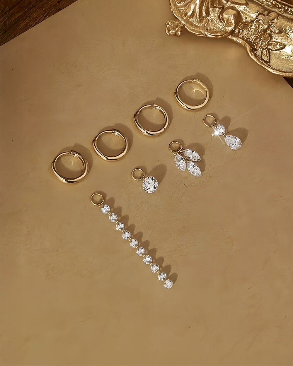 Aurora Mix – Interchangeable Diamond Earrings Drops