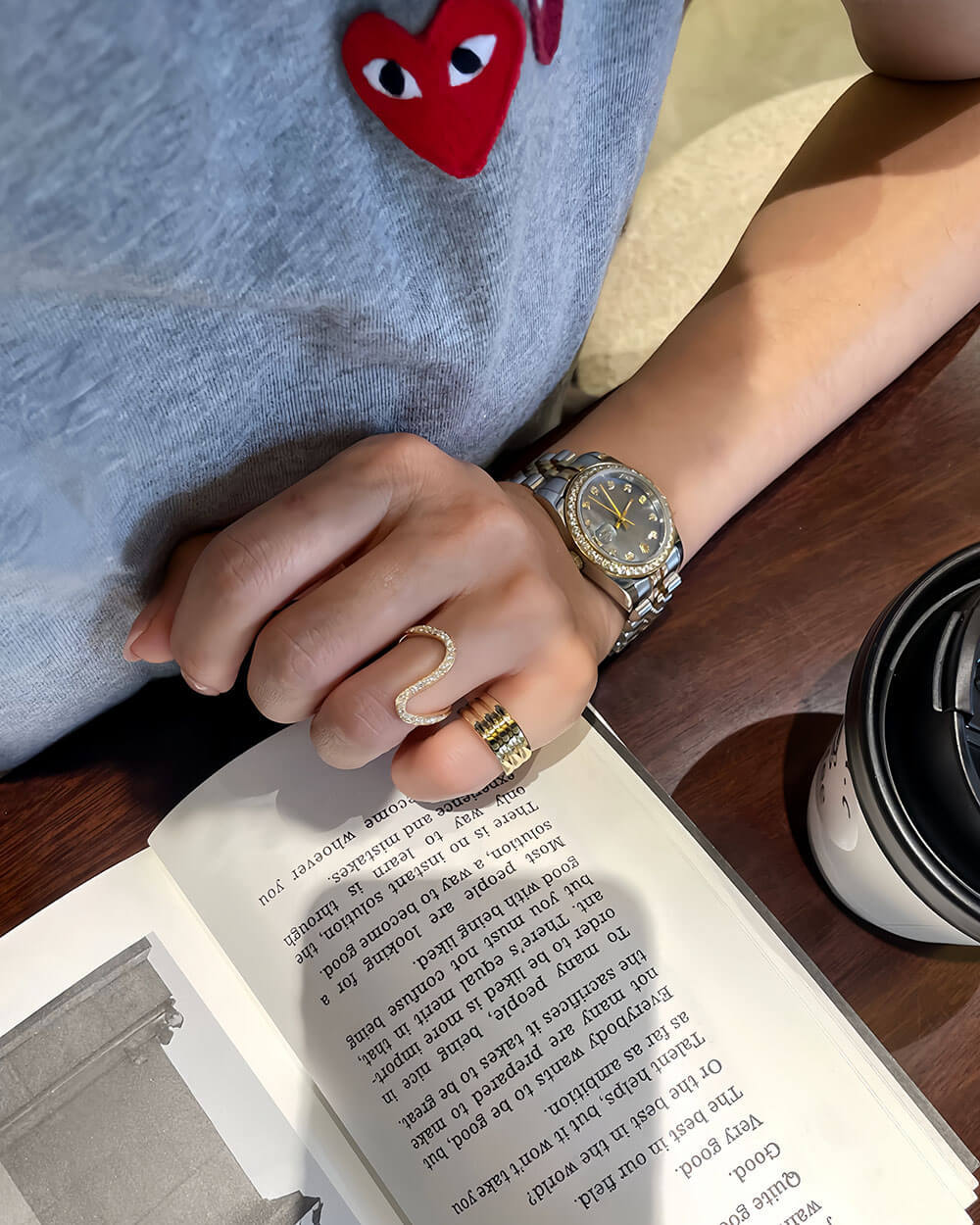 Serra Flow – Diamond Fine Waves Ring