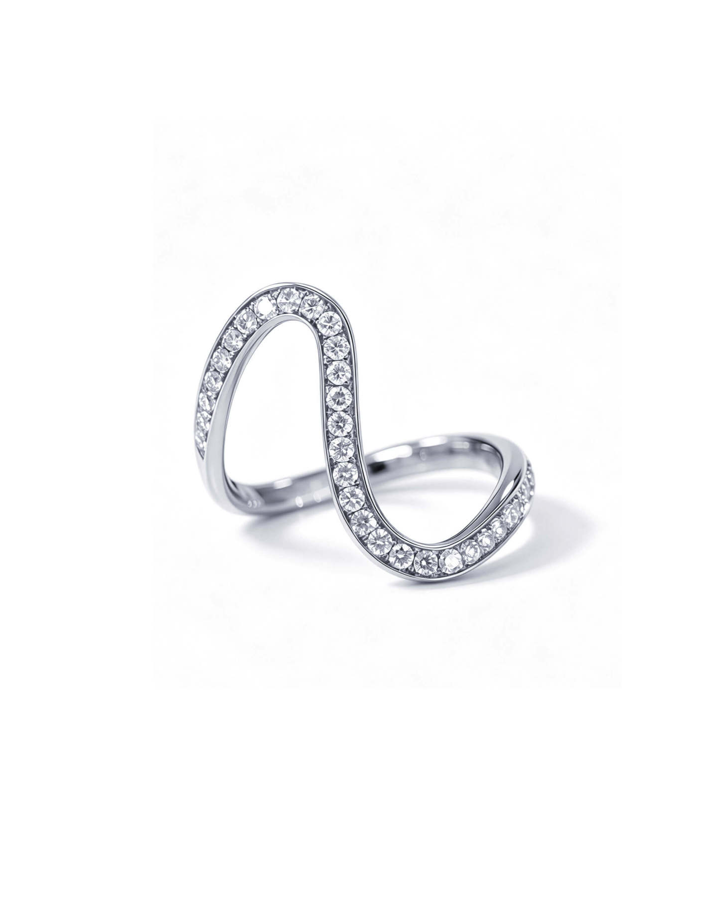 Serra Flow – Diamond Fine Waves Ring