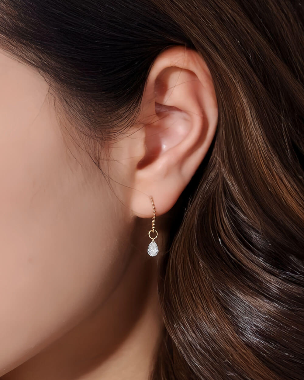 Elio Chain – Beaded Chain Single Earring