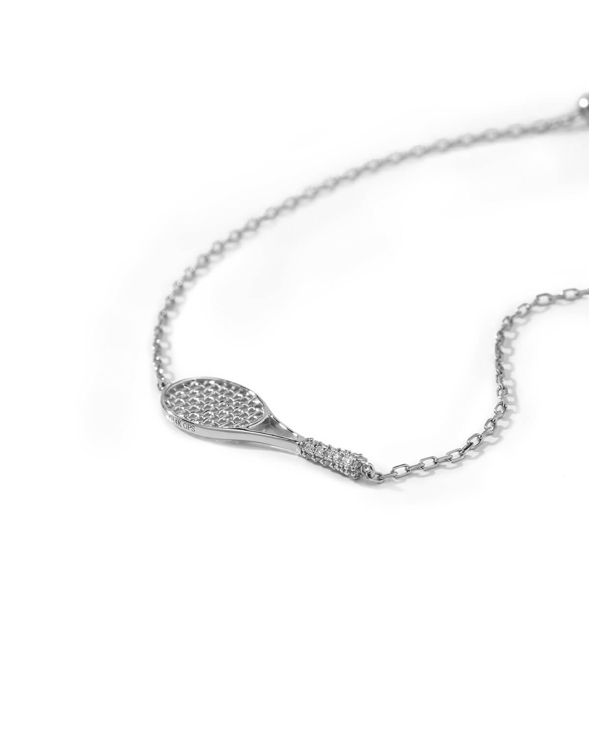 Solea Diamond Tennis Racket Bracelet