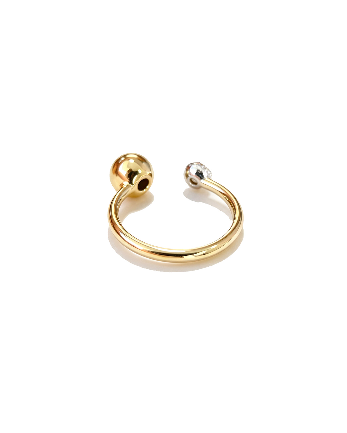 Elowen Orb Diamond Open Ring