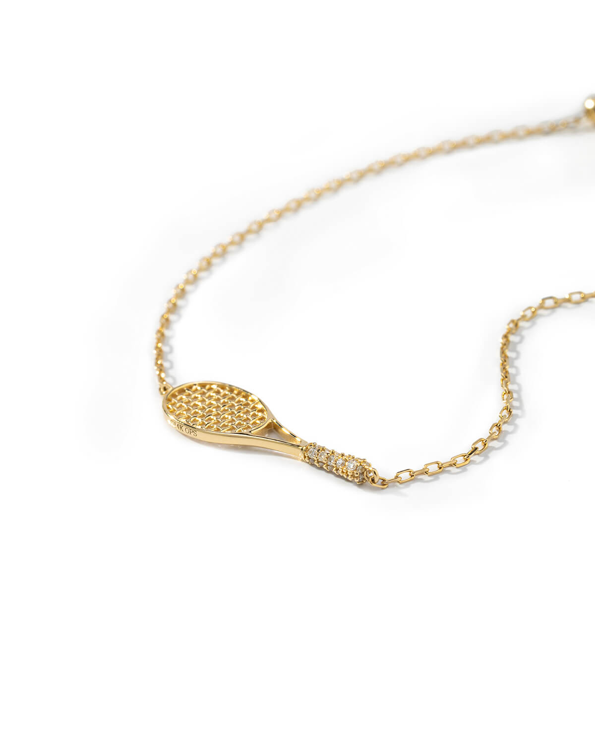 Solea Diamond Tennis Racket Bracelet