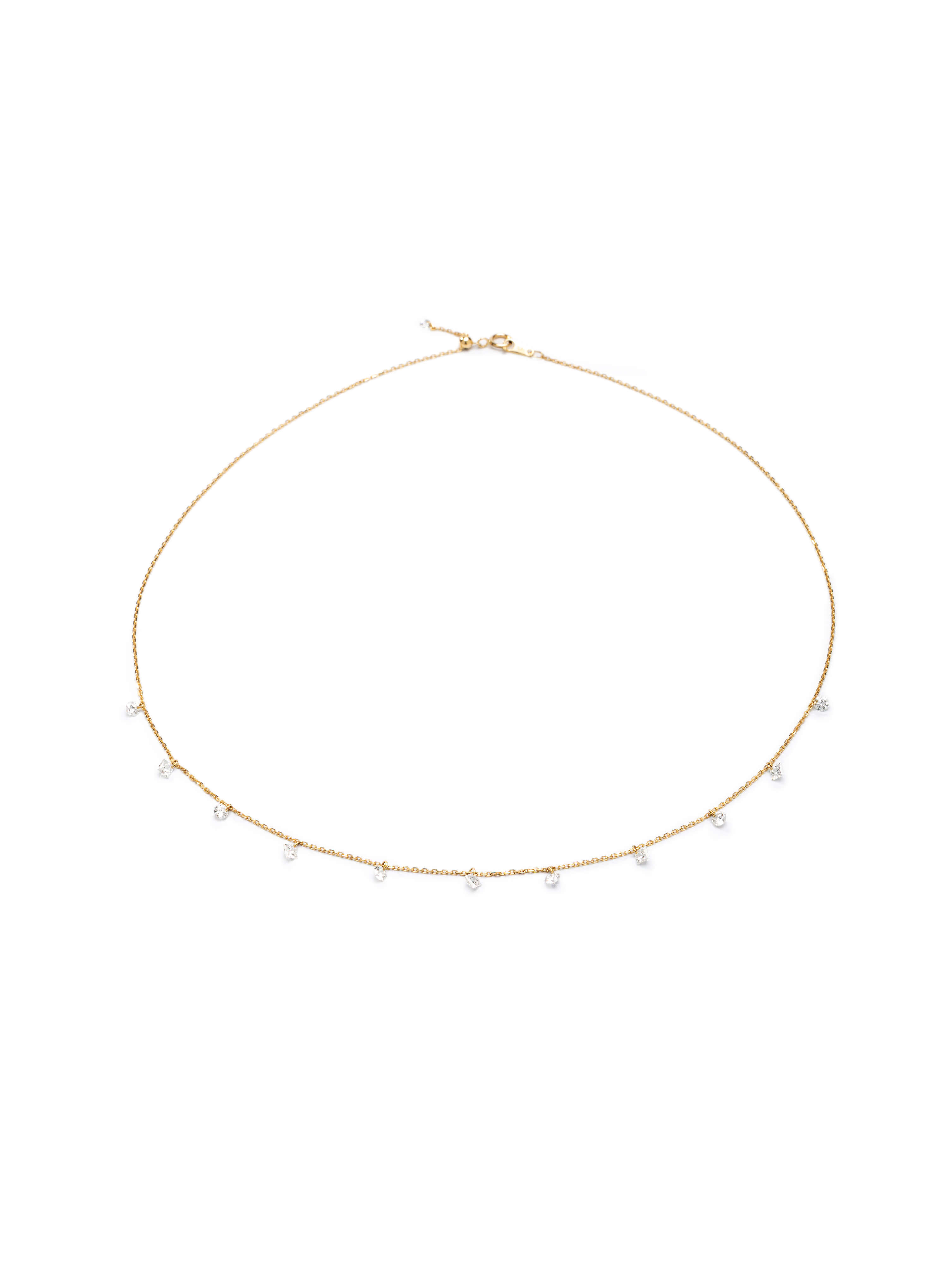 Elysia Diamond Station Necklace