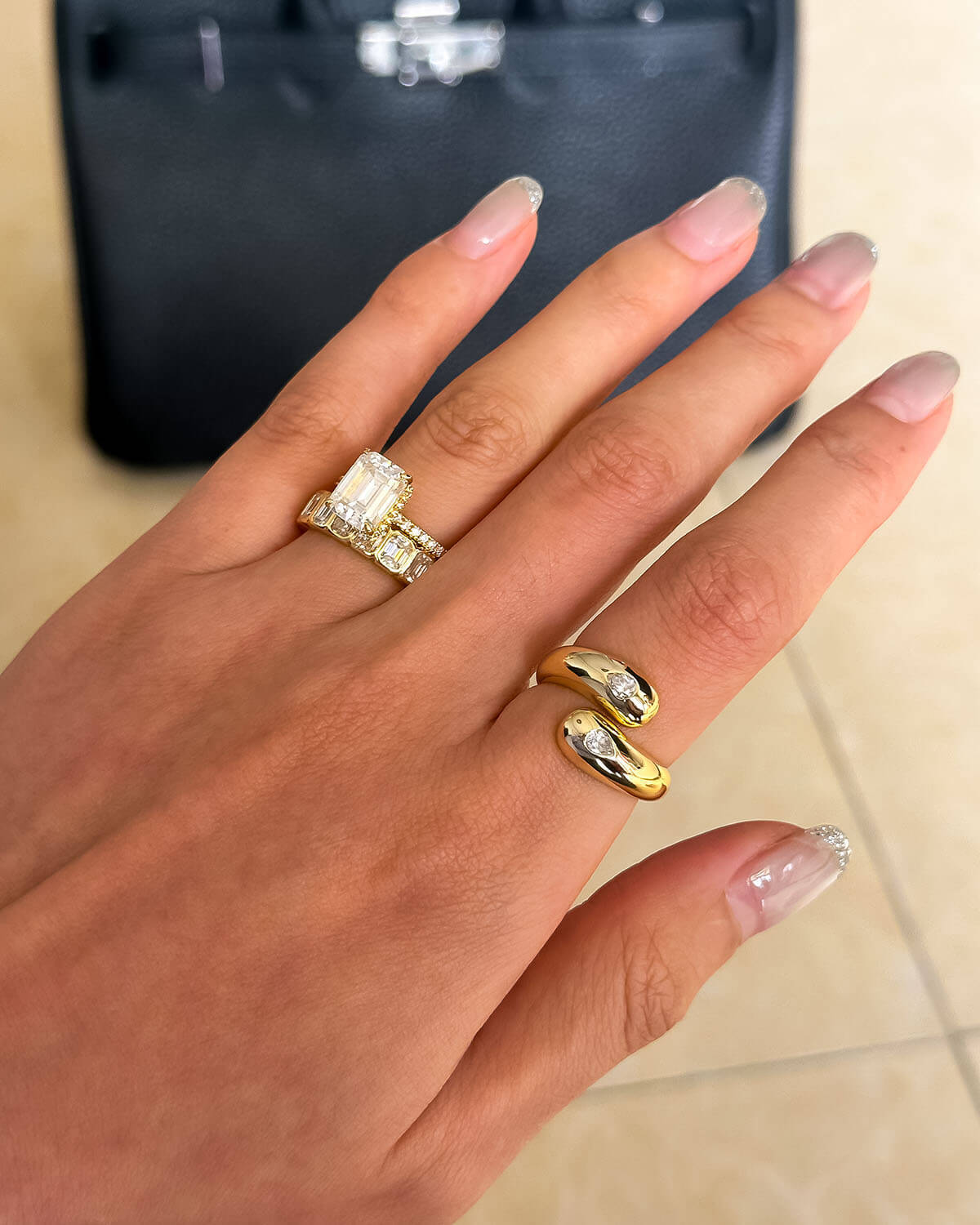 Eternal Clarity – 3ct Emerald Cut Diamond Ring