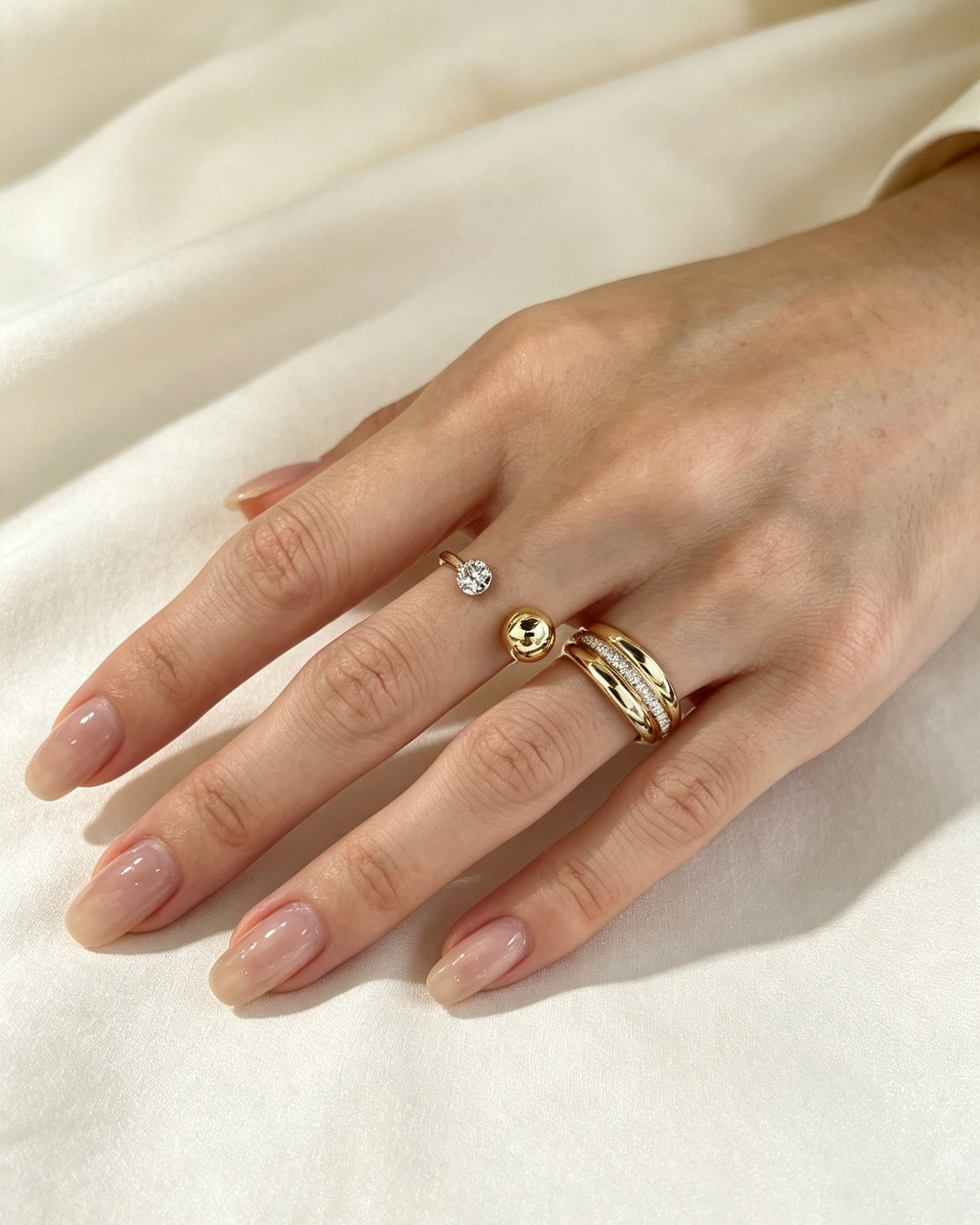 Aveline Layered Diamond Ring