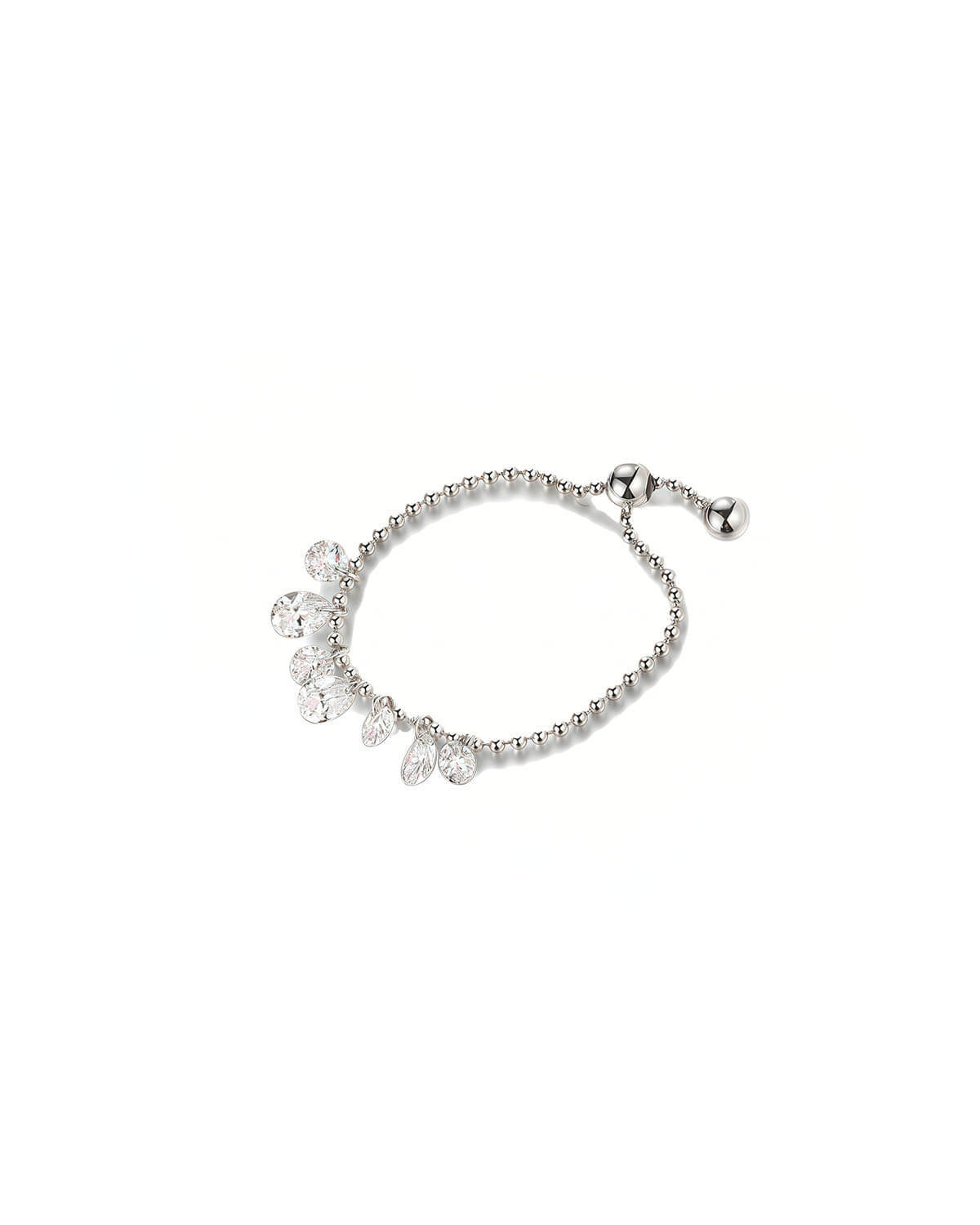 Celeste Arc – Pear Shaped Diamond Ring Adjustable