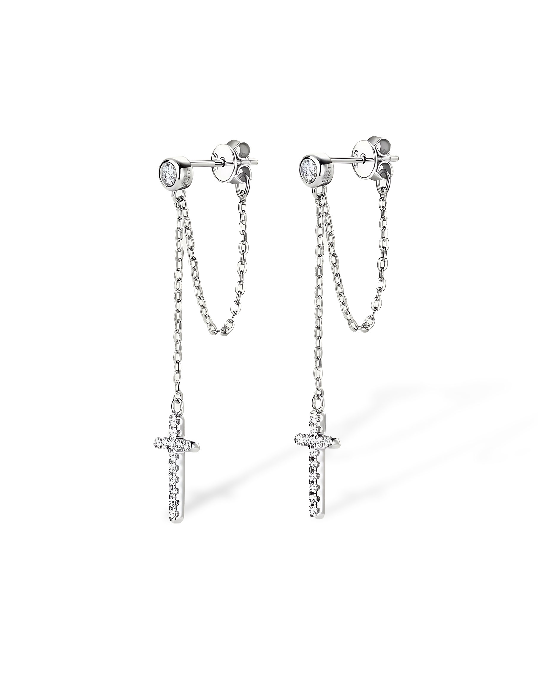 Celeste Cross – Dangle Chain Style