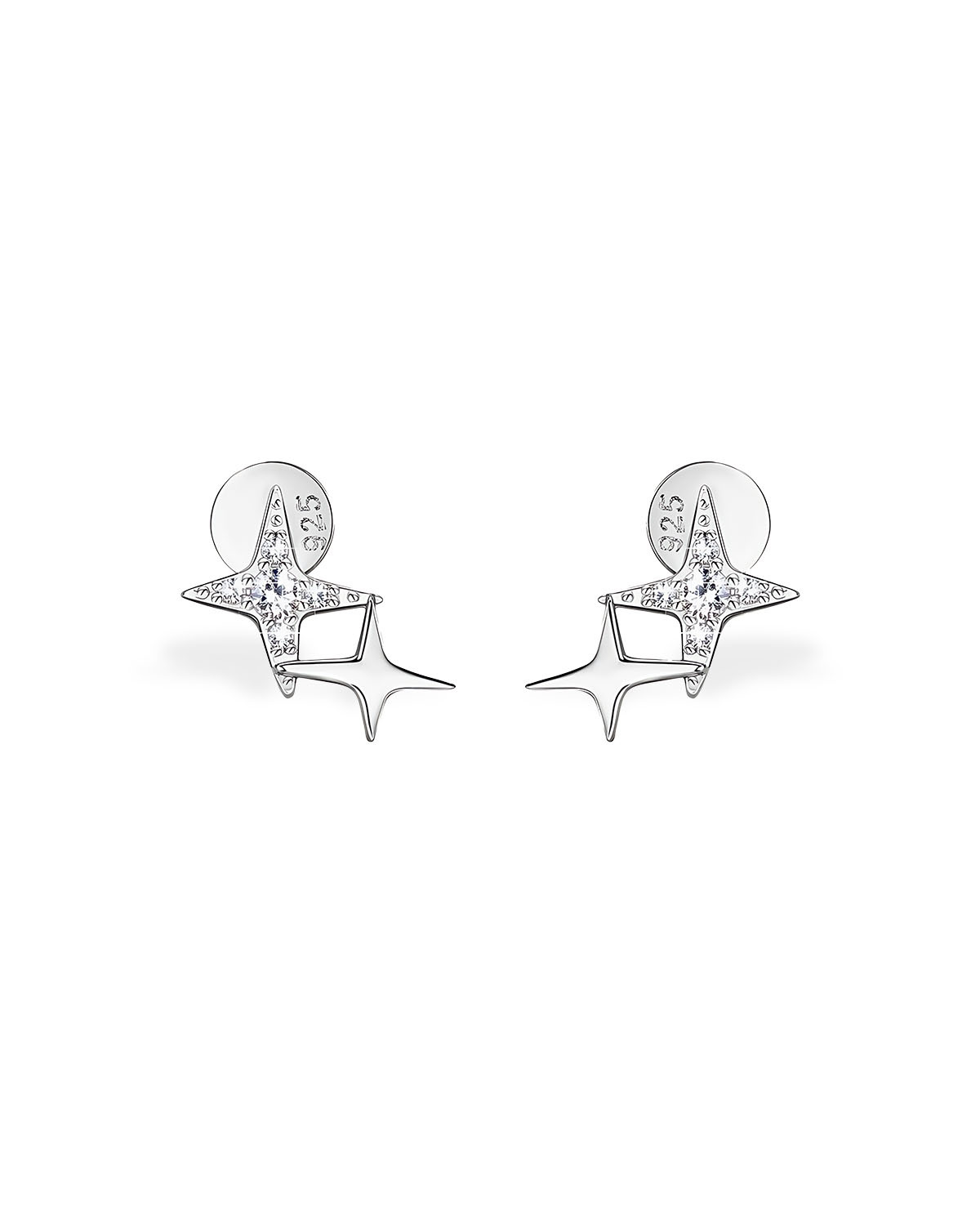 Celeste Duo-Star Stud Earrings