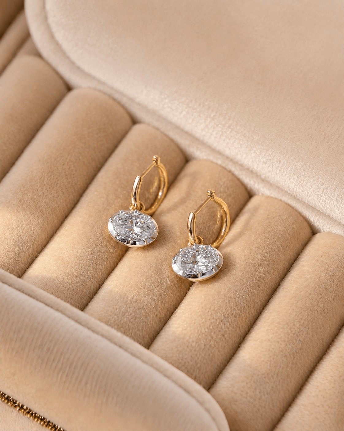 Debbie Multi-Cut Diamond Hoop Earrings