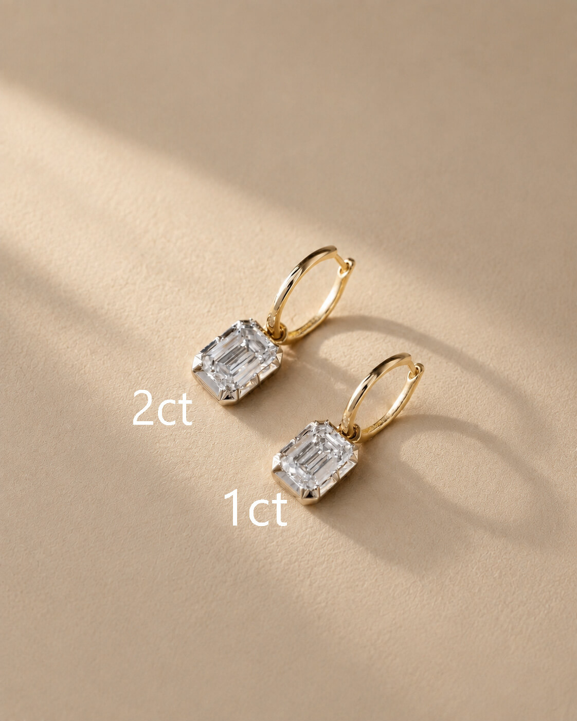 Debbie Multi-Cut Diamond Hoop Earrings
