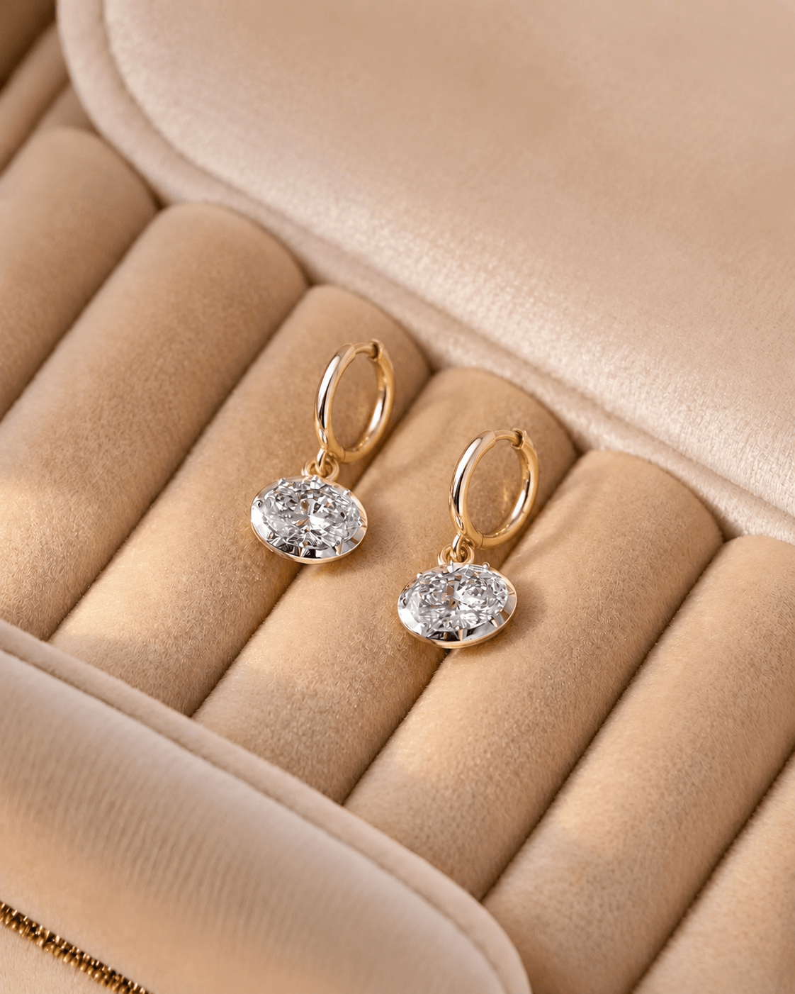 Debbie Multi-Cut Diamond Hoop Earrings