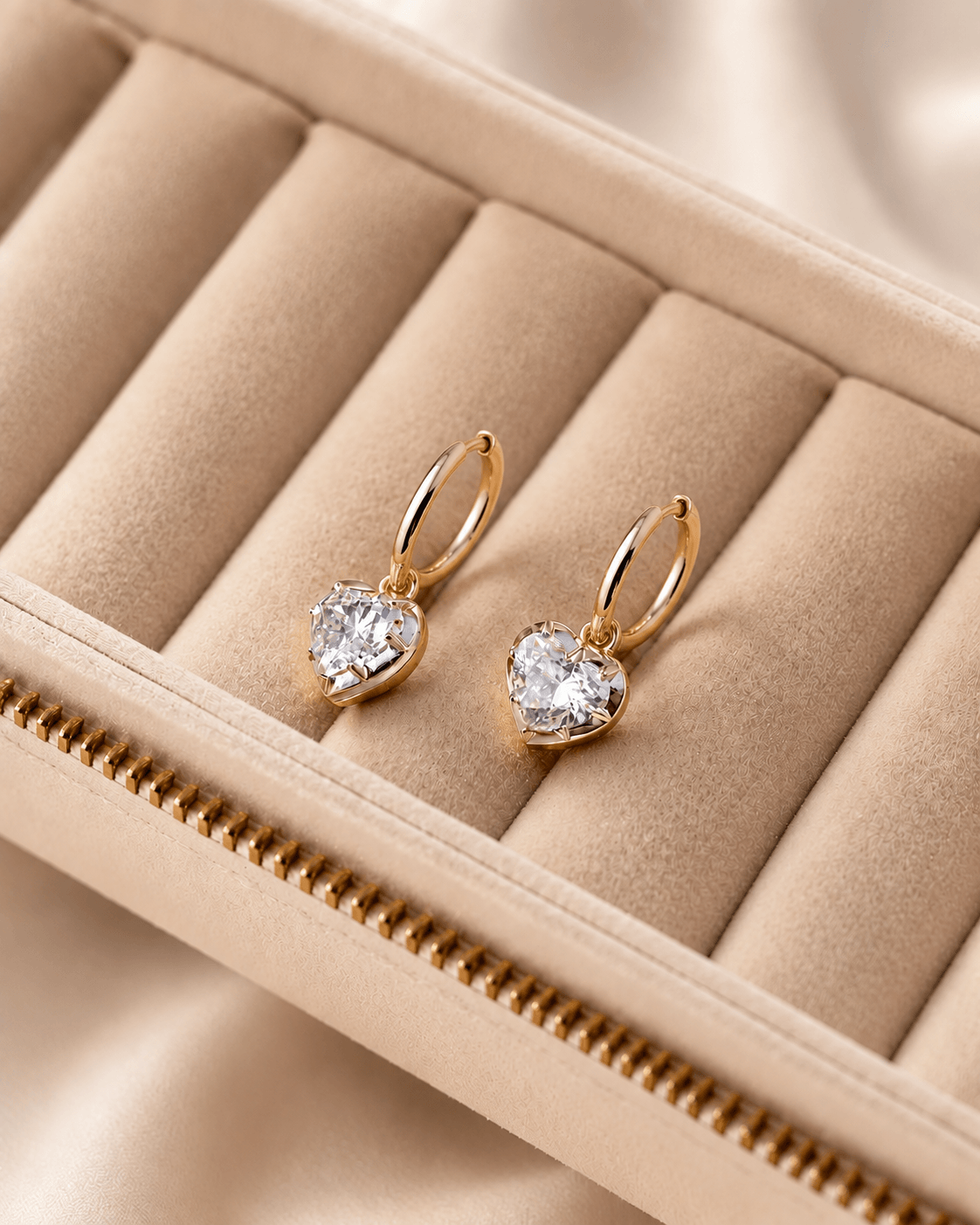 Debbie Multi-Cut Diamond Hoop Earrings