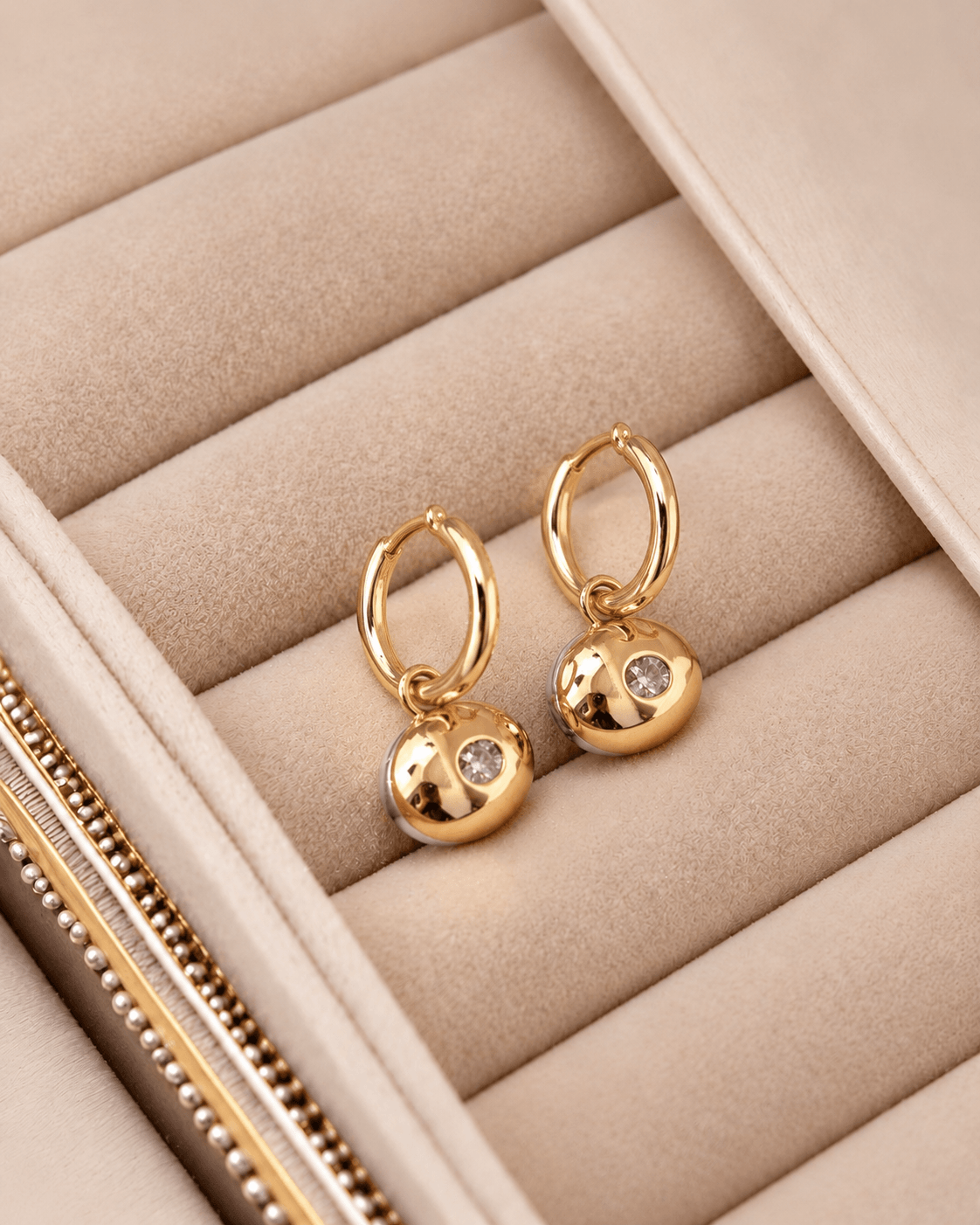 Debbie Multi-Cut Diamond Hoop Earrings