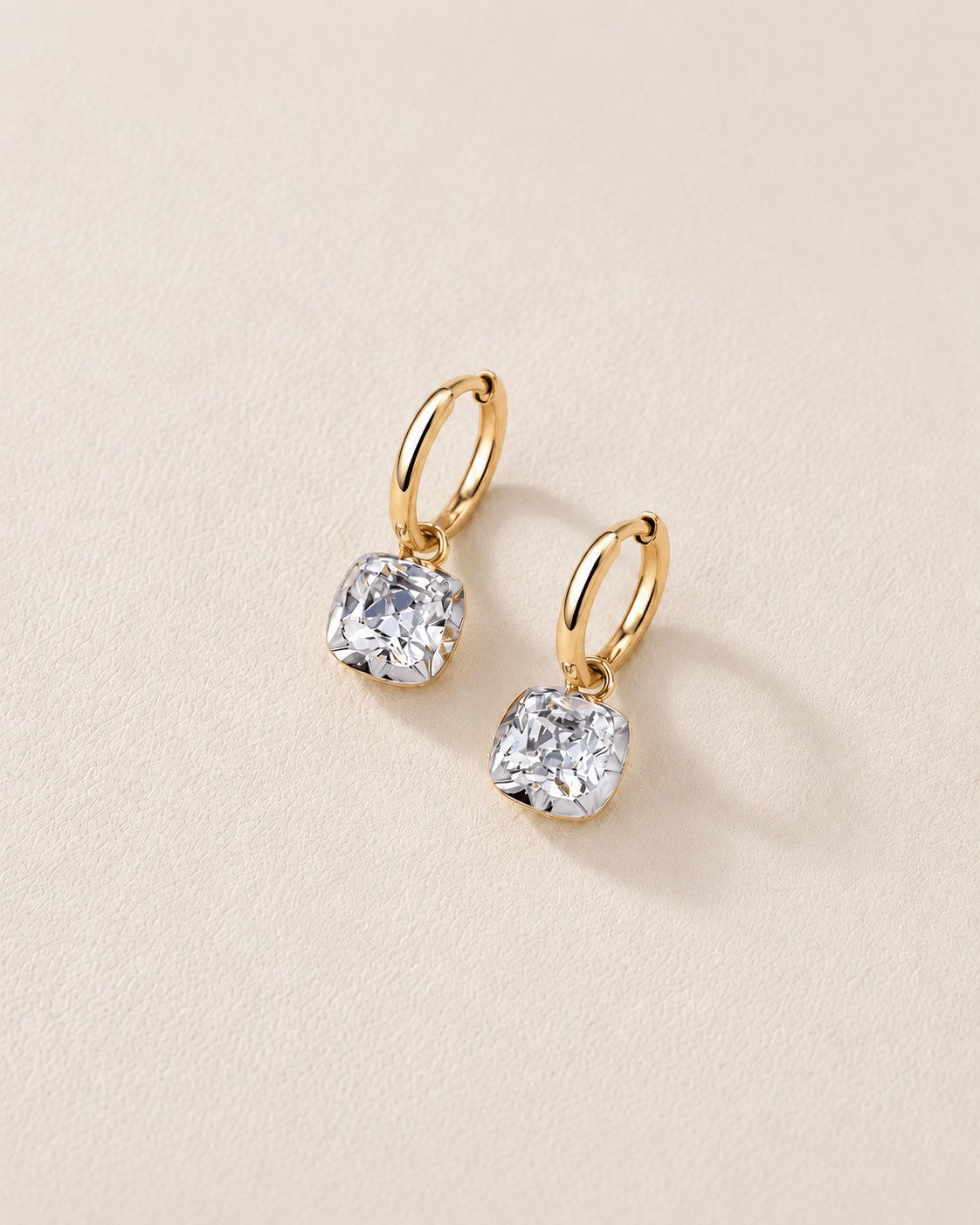 Debbie Multi-Cut Diamond Hoop Earrings