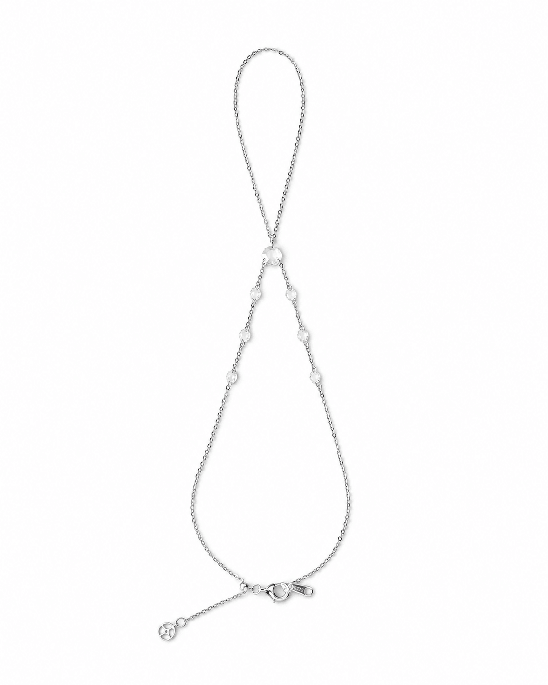 Orelisse Rose Cut Lab Diamond Hand Chain