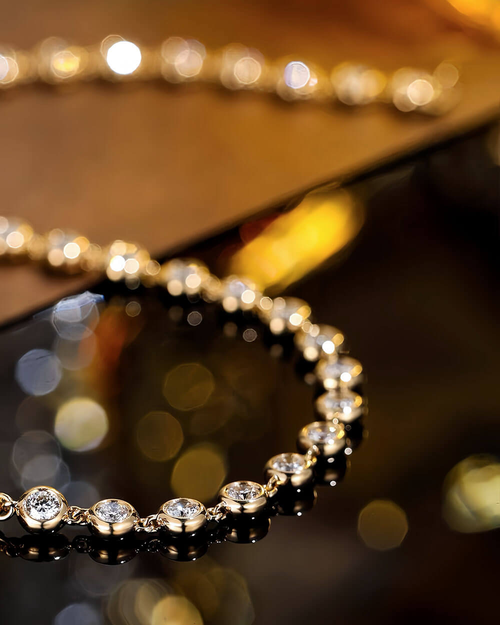 Vela Diamond Bezel Bracelet
