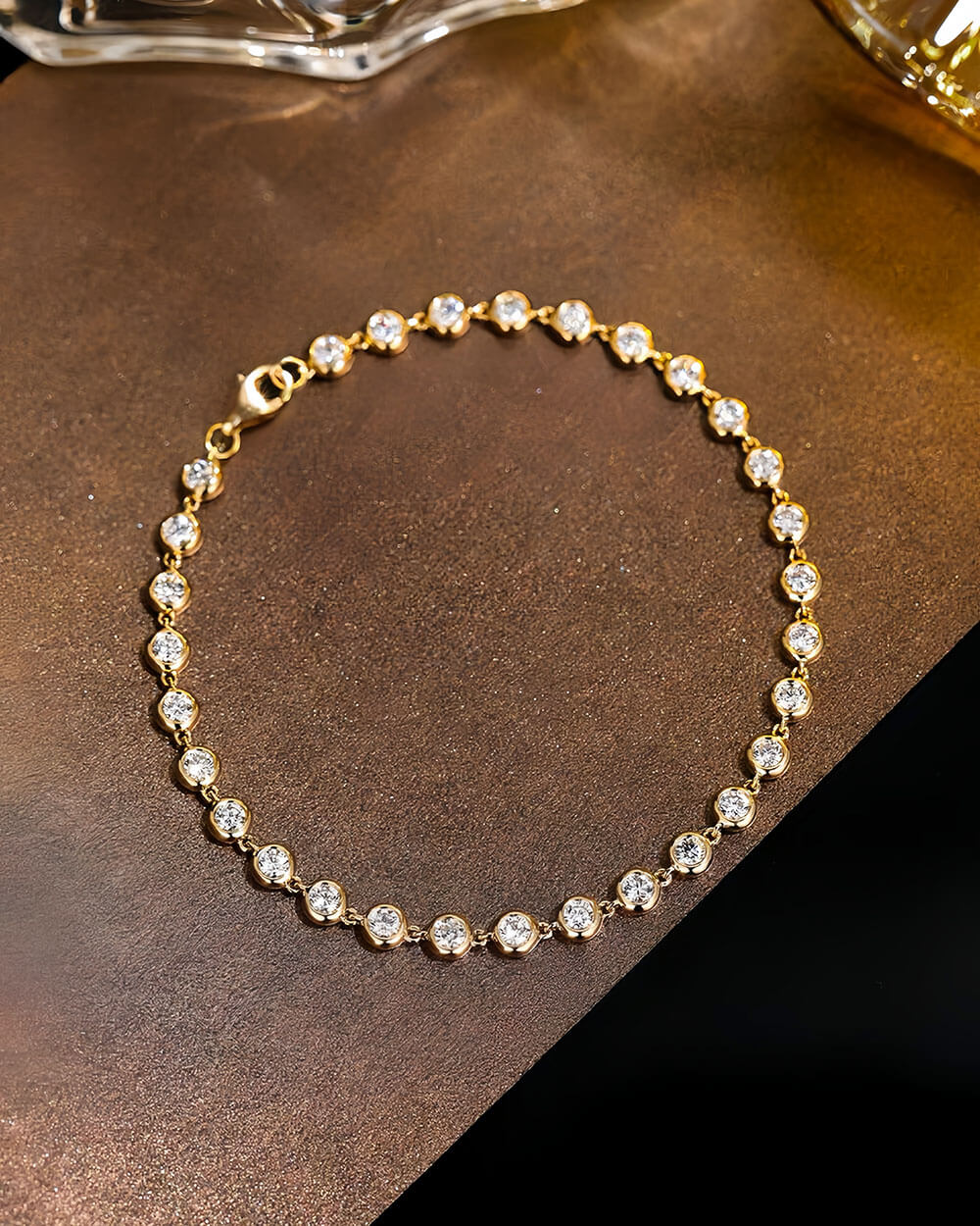 Vela Diamond Bezel Bracelet