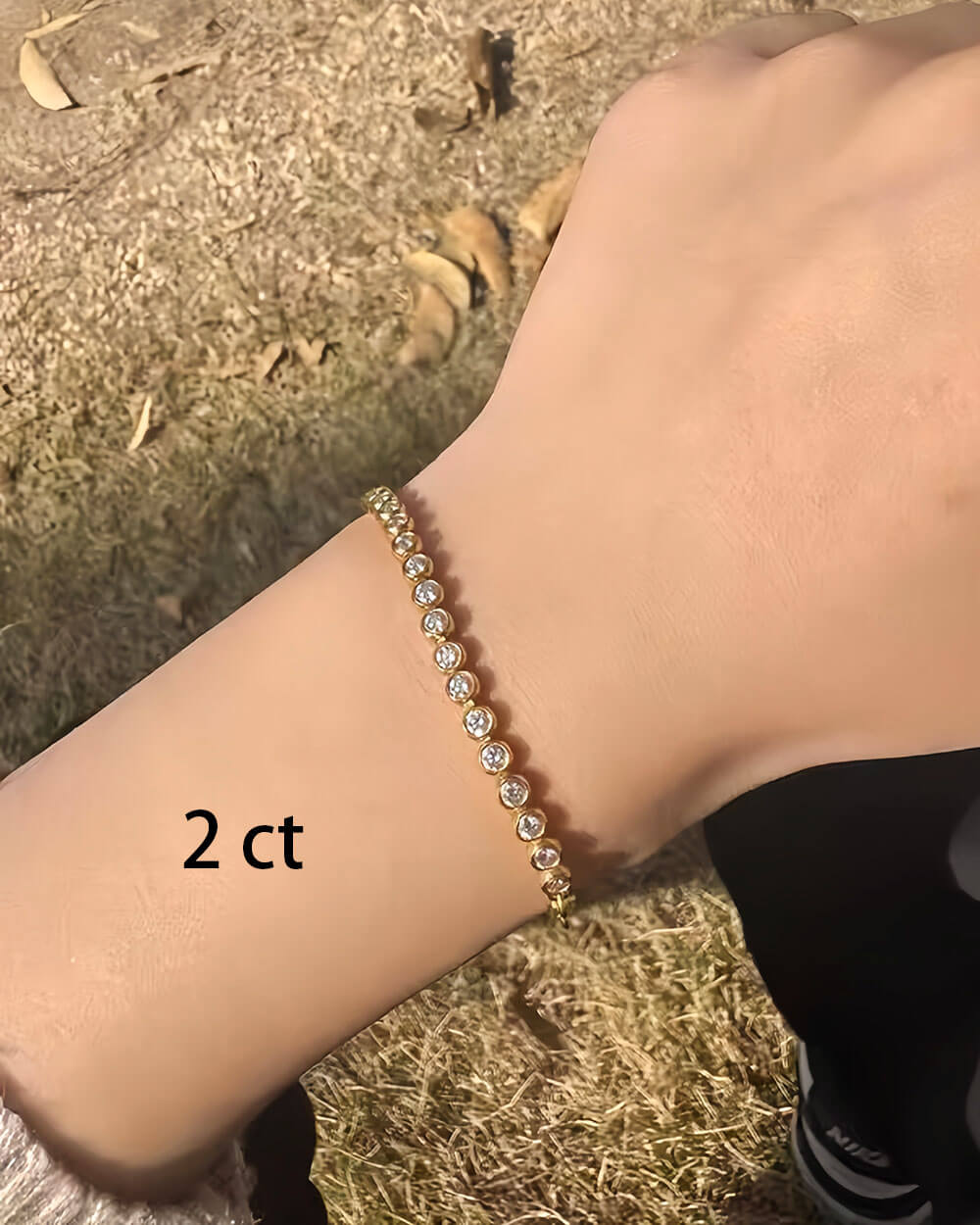 Vela Diamond Bezel Bracelet