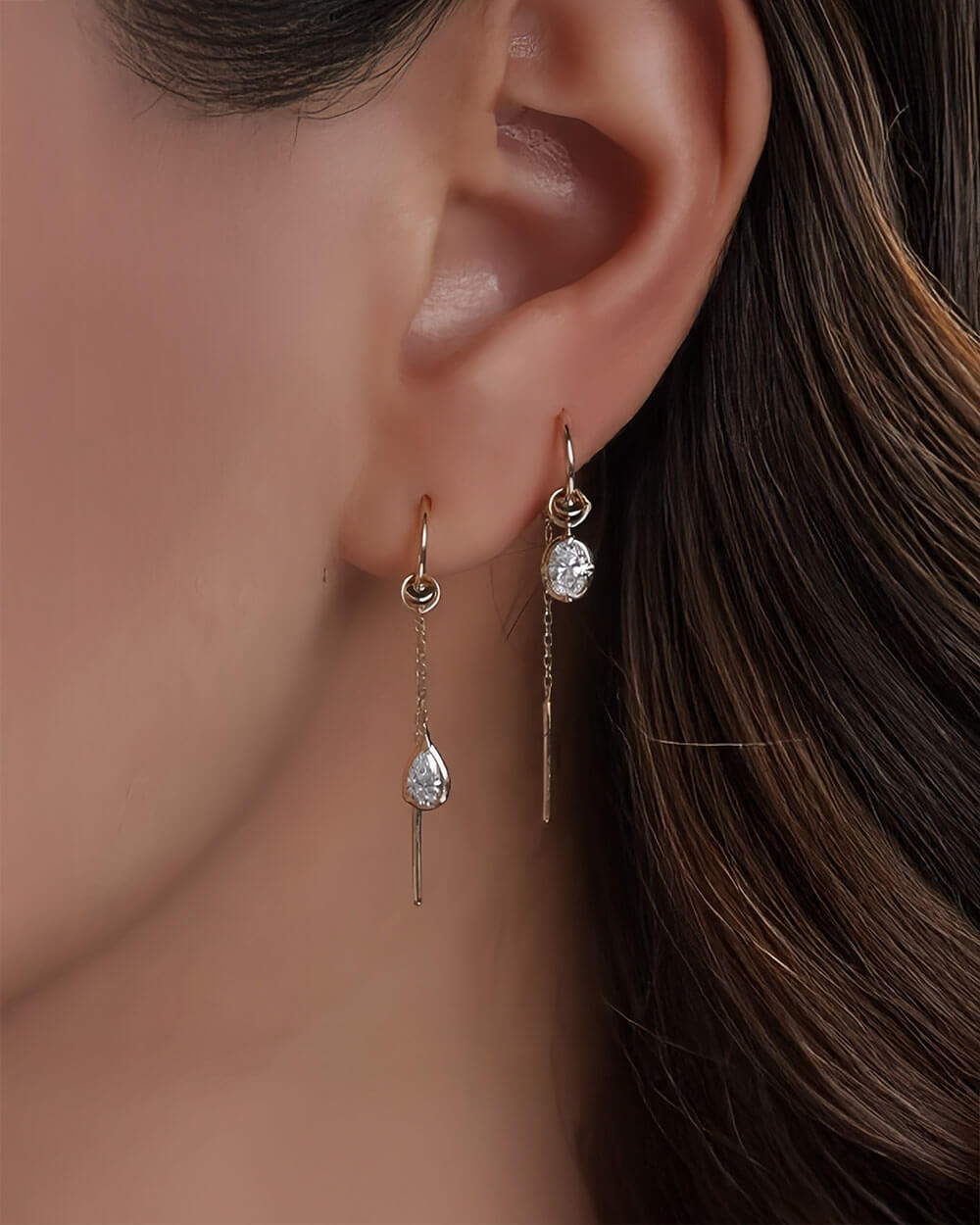 Morph Drop – Five Shape Diamond Drop Charms