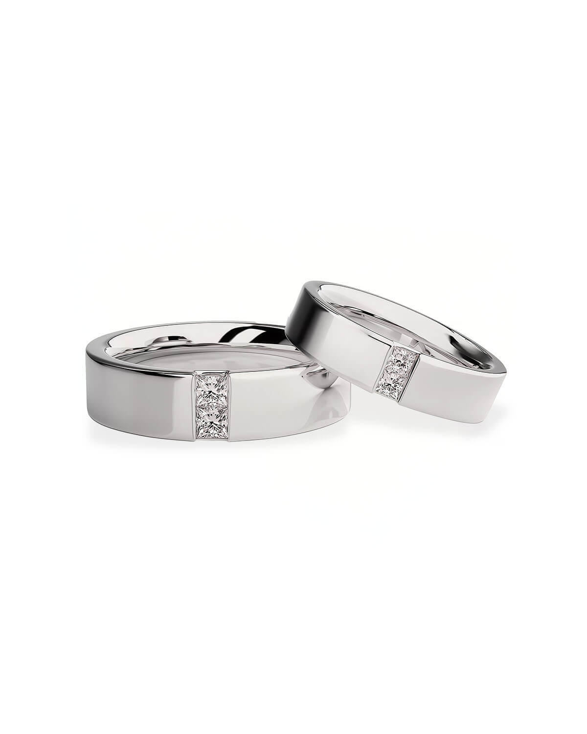Novi Promise – Princess Cut Ring Set