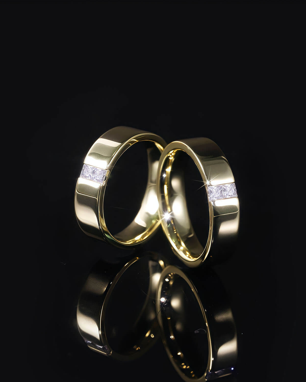 Novi Promise – Princess Cut Ring Set