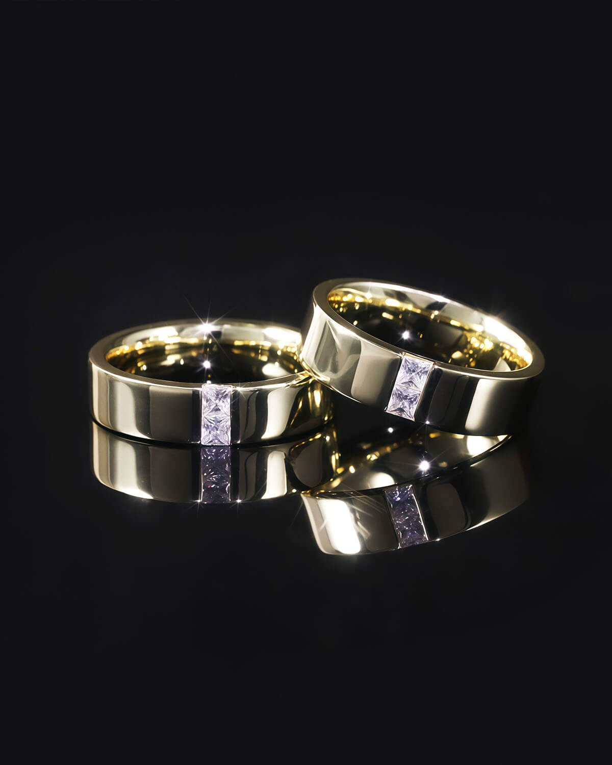 Novi Promise – Princess Cut Ring Set