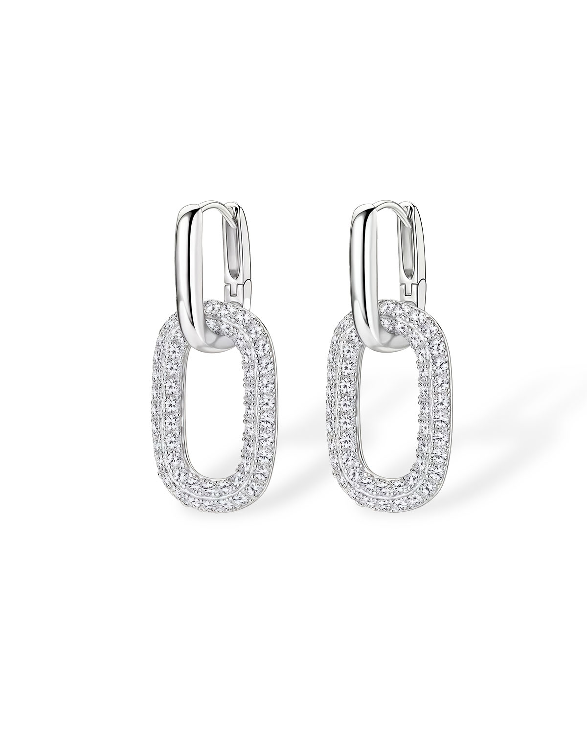 Elise Loop – Double Oval Dangle