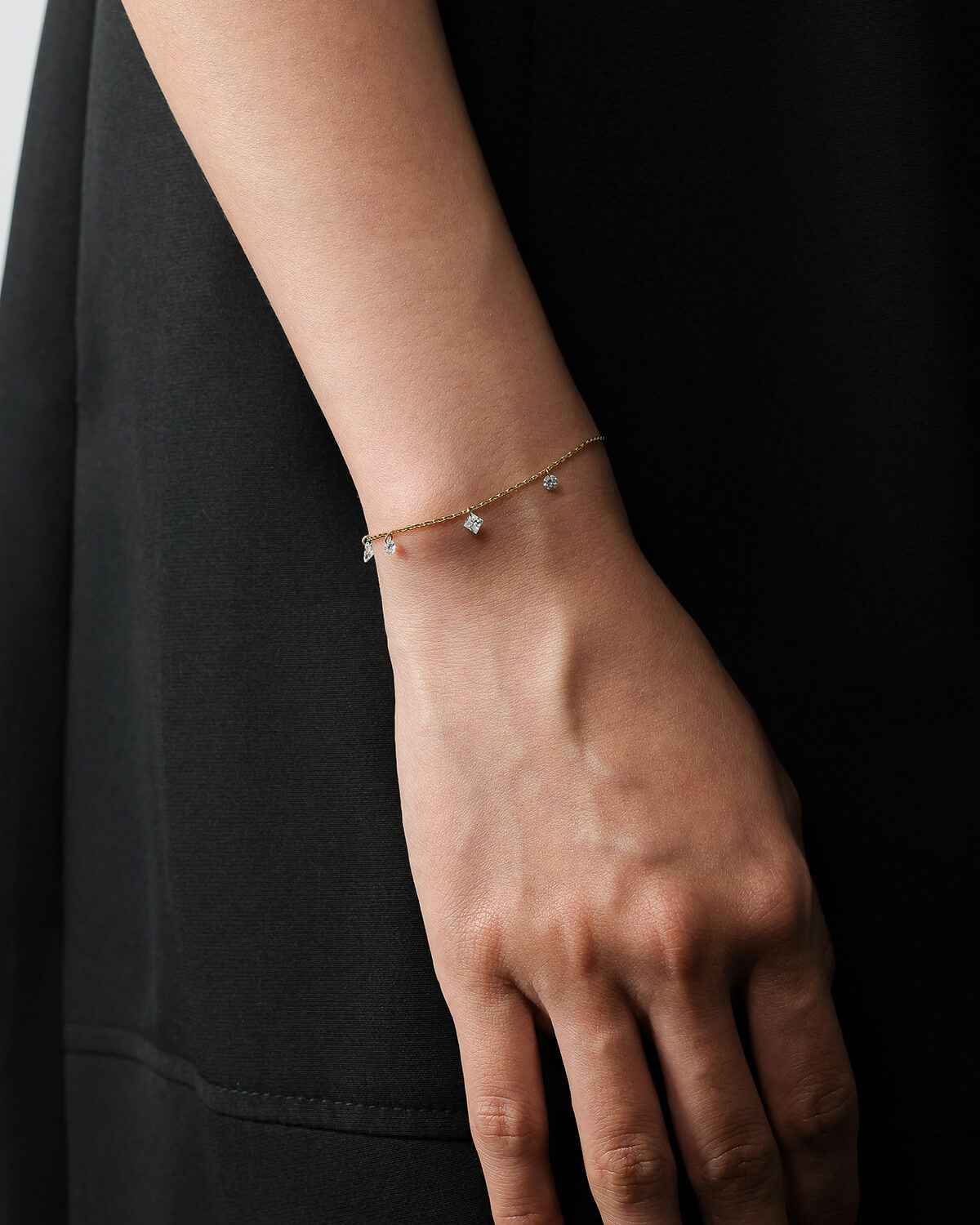 Elysia Diamond Drop Bracelet