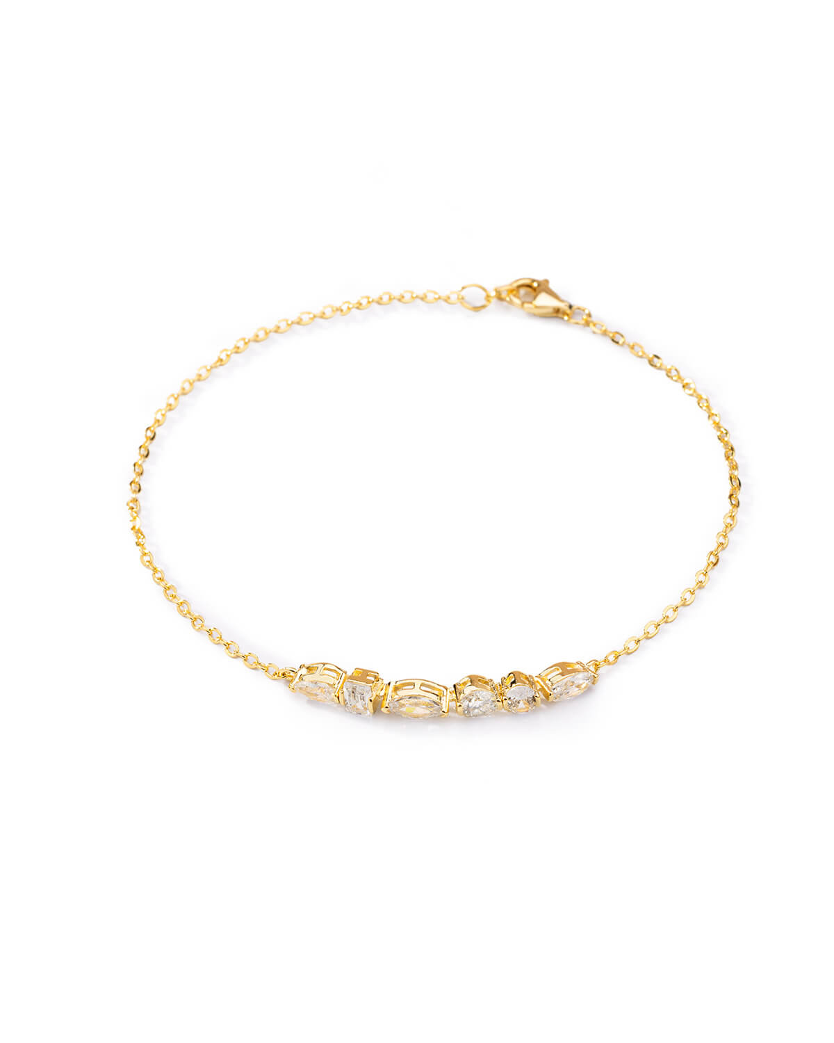 Elara Multi Shape Diamond Bracelet