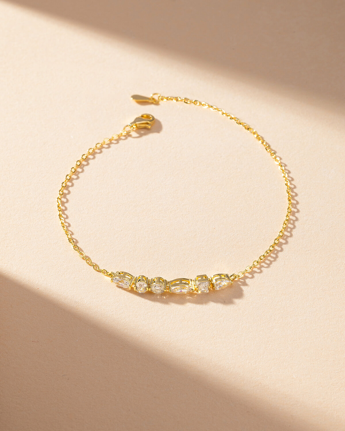 Elara Multi Shape Diamond Bracelet