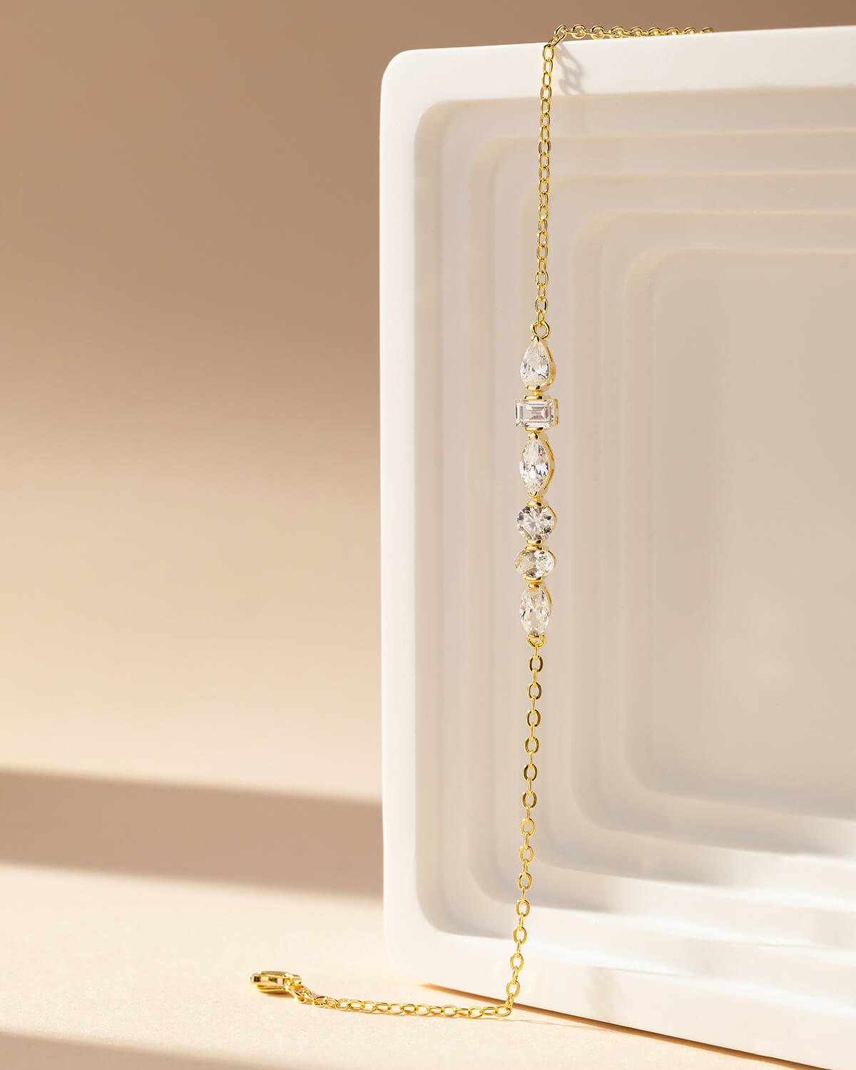 Elara Multi Shape Diamond Bracelet