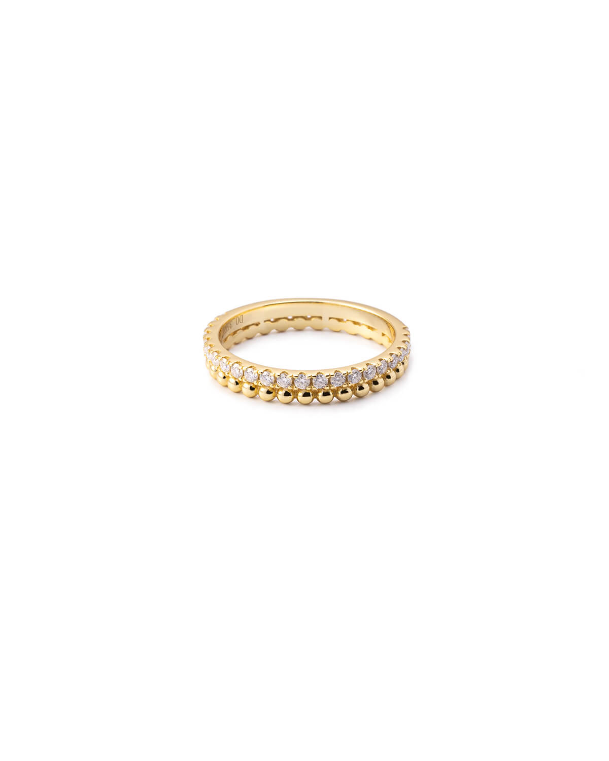 Sienna Beaded Diamond Eternity Ring