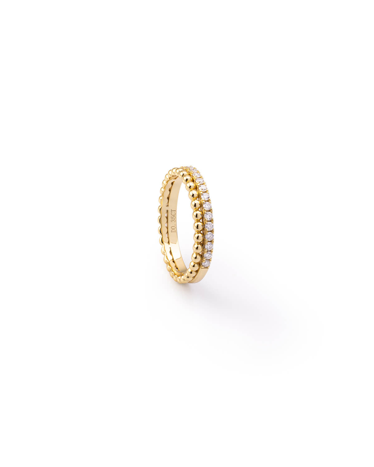 Sienna Beaded Diamond Eternity Ring